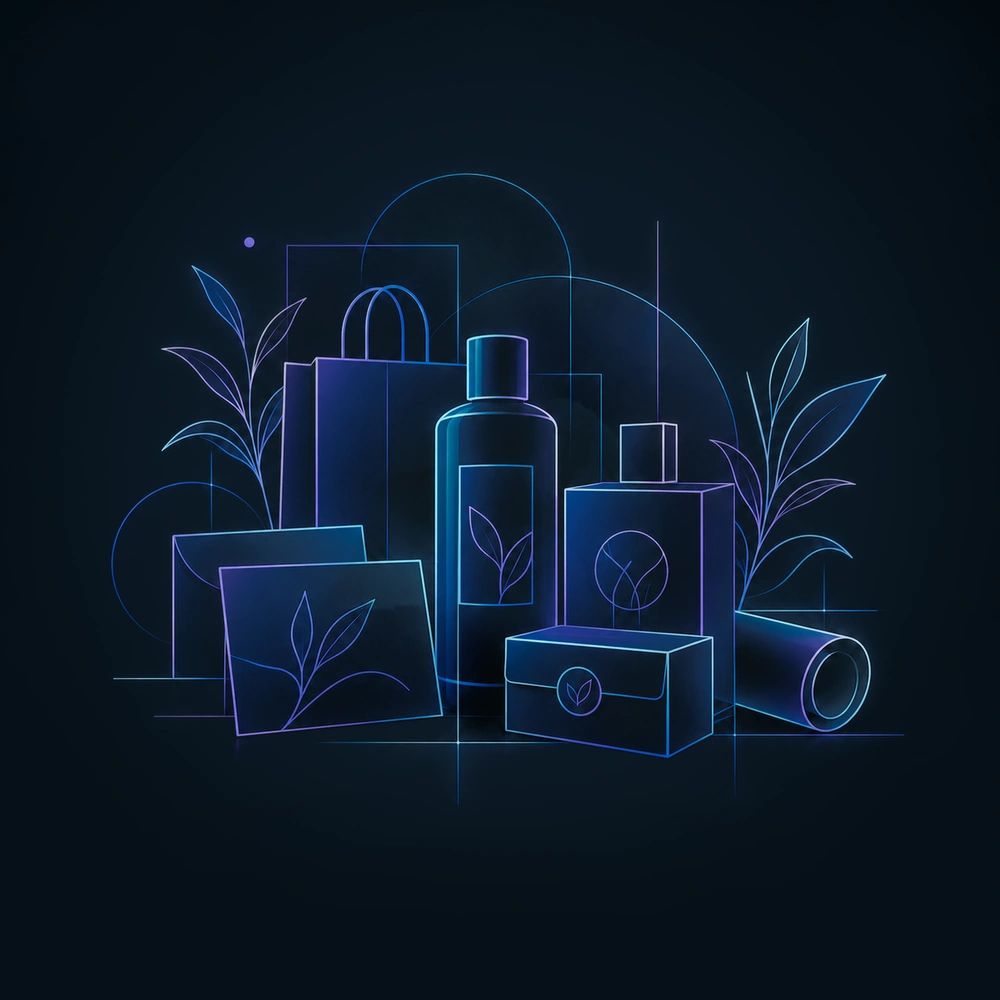 Print and packaging illustration