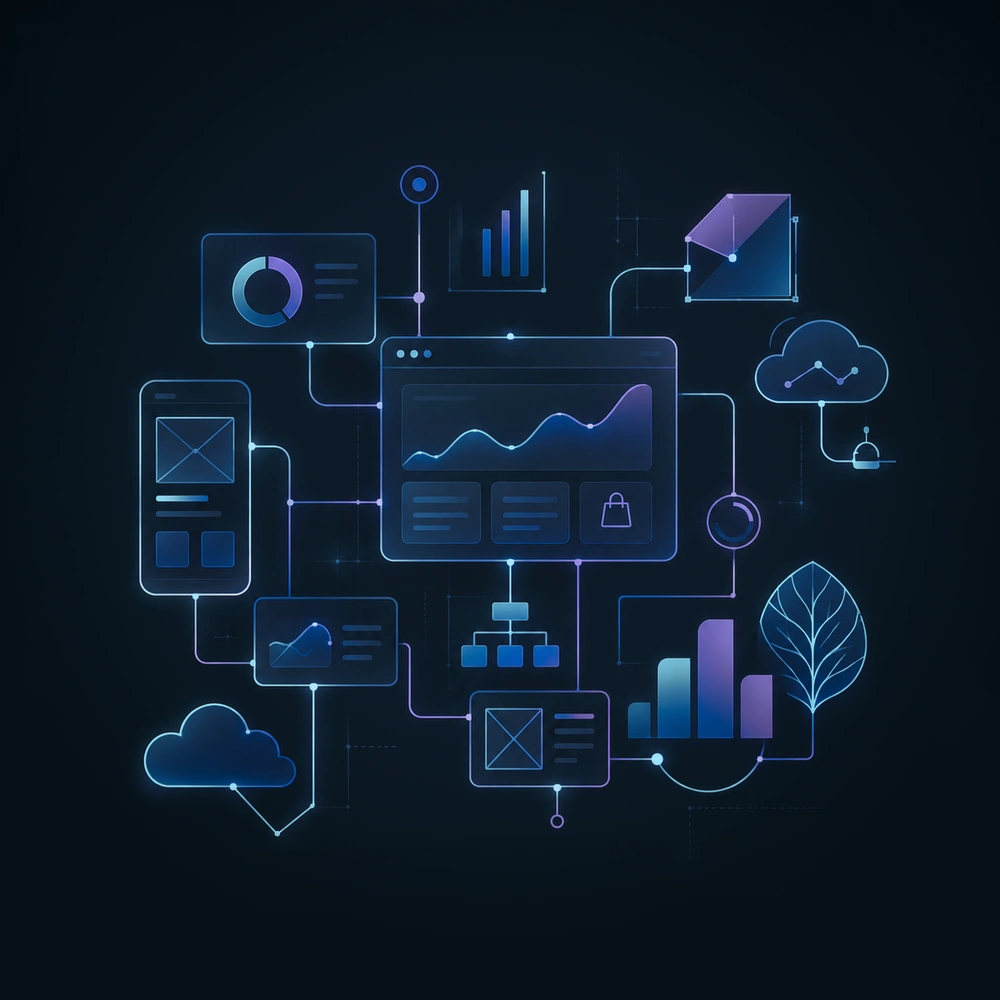 Shopify UX design illustration