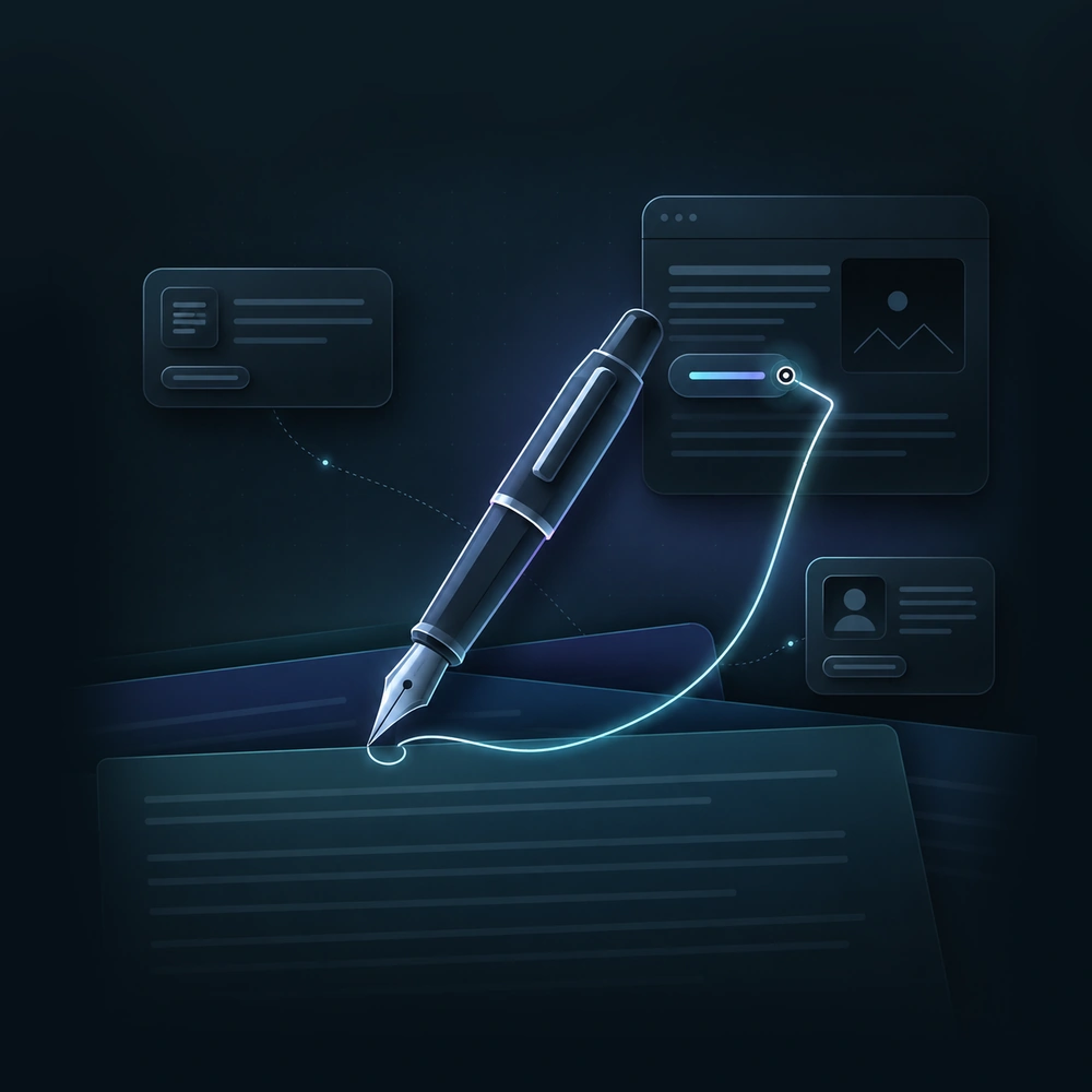 Copywriting illustration