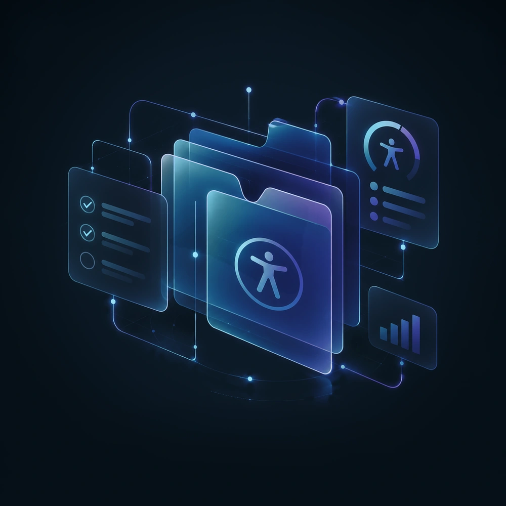 Accessibility audits and fixes illustration